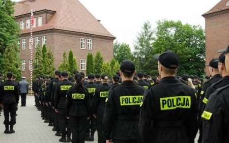 Wycieczka klas licealnych do Szkoły Policyjnej w Słupsku