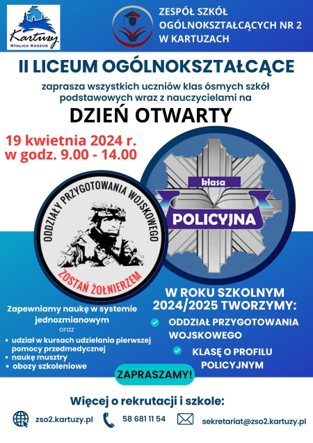 DZIEŃ OTWARTY II LICEUM OGÓLNOKSZTAŁCĄCEGO