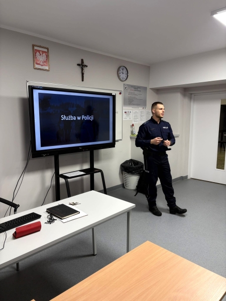 Spotkanie z mł. asp. Pawłem Klinkoszem – Rekrutacja do Policji